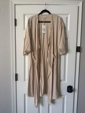 Nomad the Label Sabali Bamboo Kimono Stone (Cream) Size XS